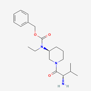 [(S)-1-((S)-2-Amino-3-methyl-butyryl)-piperidin-3-yl]-ethyl-carbamic acid benzyl ester