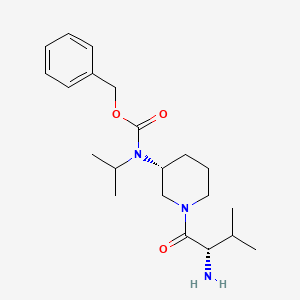 [(R)-1-((S)-2-Amino-3-methyl-butyryl)-piperidin-3-yl]-isopropyl-carbamic acid benzyl ester