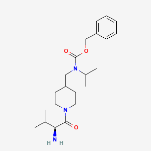 [1-((S)-2-Amino-3-methyl-butyryl)-piperidin-4-ylmethyl]-isopropyl-carbamic acid benzyl ester