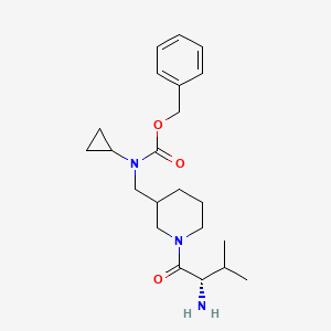 [1-((S)-2-Amino-3-methyl-butyryl)-piperidin-3-ylmethyl]-cyclopropyl-carbamic acid benzyl ester