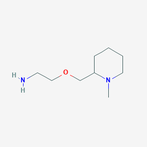 molecular formula C9H20N2O B7916495 2-(1-Methyl-piperidin-2-ylmethoxy)-ethylamine 