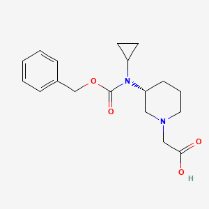 [(R)-3-(Benzyloxycarbonyl-cyclopropyl-amino)-piperidin-1-yl]-acetic acid