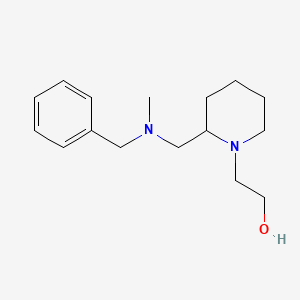 molecular formula C16H26N2O B7916552 2-{2-[(Benzyl-methyl-amino)-methyl]-piperidin-1-yl}-ethanol 