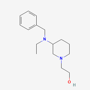 molecular formula C16H26N2O B7916560 2-[3-(Benzyl-ethyl-amino)-piperidin-1-yl]-ethanol 