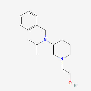 molecular formula C17H28N2O B7916568 2-[3-(Benzyl-isopropyl-amino)-piperidin-1-yl]-ethanol 