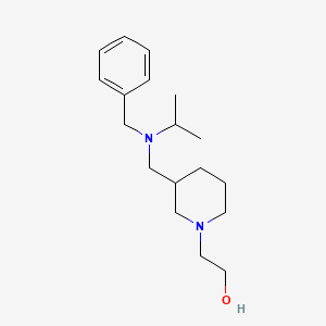 molecular formula C18H30N2O B7916583 2-(3-((Benzyl(isopropyl)amino)methyl)piperidin-1-yl)ethanol 