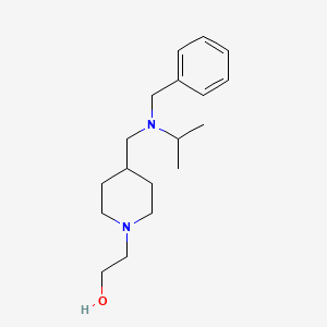 molecular formula C18H30N2O B7916589 2-{4-[(Benzyl-isopropyl-amino)-methyl]-piperidin-1-yl}-ethanol 