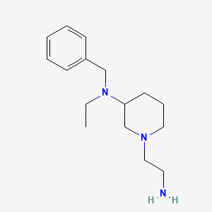 molecular formula C16H27N3 B7916629 [1-(2-Amino-ethyl)-piperidin-3-yl]-benzyl-ethyl-amine 