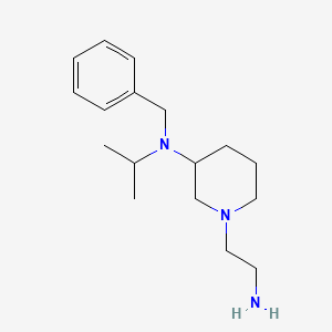 molecular formula C17H29N3 B7916649 [1-(2-Amino-ethyl)-piperidin-3-yl]-benzyl-isopropyl-amine 