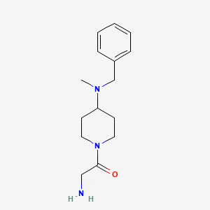 molecular formula C15H23N3O B7916653 2-Amino-1-[4-(benzyl-methyl-amino)-piperidin-1-yl]-ethanone 