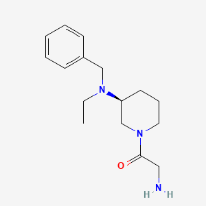 2-Amino-1-[(S)-3-(benzyl-ethyl-amino)-piperidin-1-yl]-ethanone