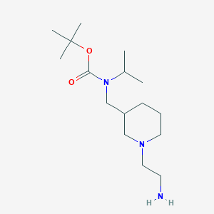 molecular formula C16H33N3O2 B7916680 [1-(2-Amino-ethyl)-piperidin-3-ylmethyl]-isopropyl-carbamic acid tert-butyl ester 