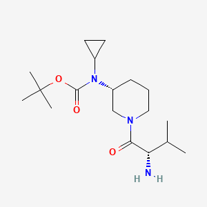 [(R)-1-((S)-2-Amino-3-methyl-butyryl)-piperidin-3-yl]-cyclopropyl-carbamic acid tert-butyl ester