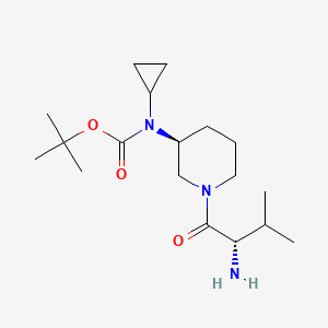 [(S)-1-((S)-2-Amino-3-methyl-butyryl)-piperidin-3-yl]-cyclopropyl-carbamic acid tert-butyl ester