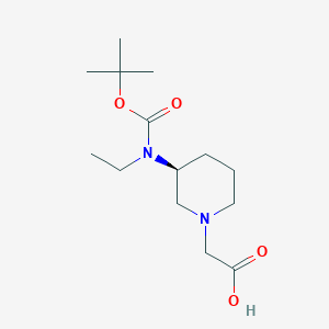 [(S)-3-(tert-Butoxycarbonyl-ethyl-amino)-piperidin-1-yl]-acetic acid