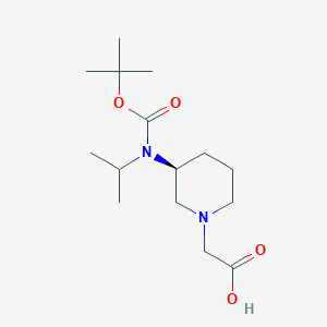 [(S)-3-(tert-Butoxycarbonyl-isopropyl-amino)-piperidin-1-yl]-acetic acid