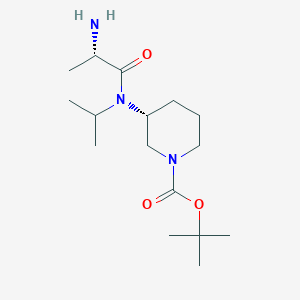 (R)-3-[((S)-2-Amino-propionyl)-isopropyl-amino]-piperidine-1-carboxylic acid tert-butyl ester