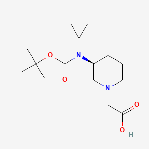 [(S)-3-(tert-Butoxycarbonyl-cyclopropyl-amino)-piperidin-1-yl]-acetic acid