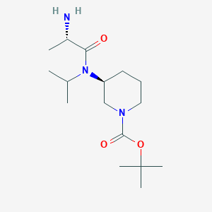 (S)-3-[((S)-2-Amino-propionyl)-isopropyl-amino]-piperidine-1-carboxylic acid tert-butyl ester