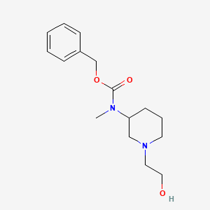 molecular formula C16H24N2O3 B7916946 [1-(2-Hydroxy-ethyl)-piperidin-3-yl]-methyl-carbamic acid benzyl ester 