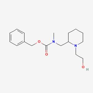 molecular formula C17H26N2O3 B7916952 [1-(2-Hydroxy-ethyl)-piperidin-2-ylmethyl]-methyl-carbamic acid benzyl ester 