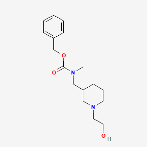 molecular formula C17H26N2O3 B7916958 [1-(2-Hydroxy-ethyl)-piperidin-3-ylmethyl]-methyl-carbamic acid benzyl ester 