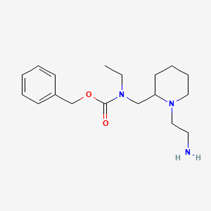 [1-(2-Amino-ethyl)-piperidin-2-ylmethyl]-ethyl-carbamic acid benzyl ester