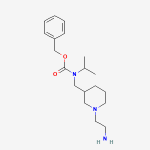 molecular formula C19H31N3O2 B7917023 [1-(2-Amino-ethyl)-piperidin-3-ylmethyl]-isopropyl-carbamic acid benzyl ester 