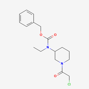 [1-(2-Chloro-acetyl)-piperidin-3-yl]-ethyl-carbamic acid benzyl ester