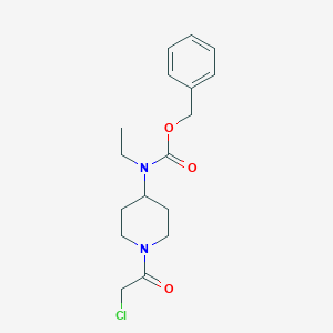 [1-(2-Chloro-acetyl)-piperidin-4-yl]-ethyl-carbamic acid benzyl ester