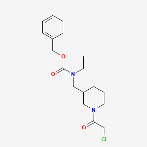 [1-(2-Chloro-acetyl)-piperidin-3-ylmethyl]-ethyl-carbamic acid benzyl ester