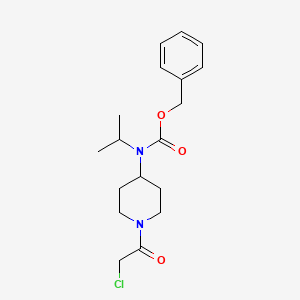 [1-(2-Chloro-acetyl)-piperidin-4-yl]-isopropyl-carbamic acid benzyl ester