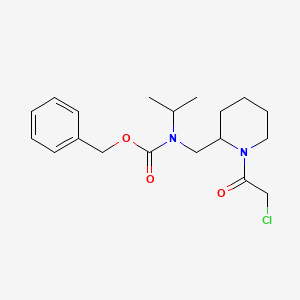 [1-(2-Chloro-acetyl)-piperidin-2-ylmethyl]-isopropyl-carbamic acid benzyl ester