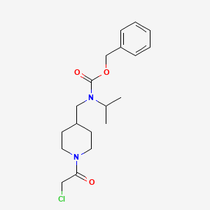 molecular formula C19H27ClN2O3 B7917099 [1-(2-Chloro-acetyl)-piperidin-4-ylmethyl]-isopropyl-carbamic acid benzyl ester 