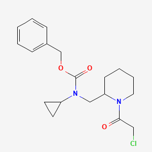 [1-(2-Chloro-acetyl)-piperidin-2-ylmethyl]-cyclopropyl-carbamic acid benzyl ester