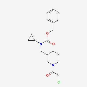 [1-(2-Chloro-acetyl)-piperidin-3-ylmethyl]-cyclopropyl-carbamic acid benzyl ester