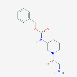 [(R)-1-(2-Amino-acetyl)-piperidin-3-yl]-carbamic acid benzyl ester