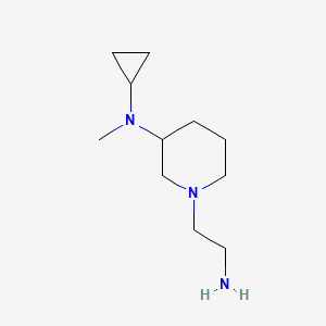 molecular formula C11H23N3 B7917257 [1-(2-Amino-ethyl)-piperidin-3-yl]-cyclopropyl-methyl-amine 