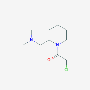 molecular formula C10H19ClN2O B7917282 2-Chloro-1-(2-dimethylaminomethyl-piperidin-1-yl)-ethanone 