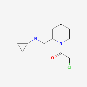 2-Chloro-1-{2-[(cyclopropyl-methyl-amino)-methyl]-piperidin-1-yl}-ethanone