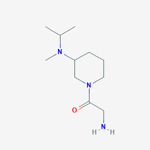 molecular formula C11H23N3O B7917379 2-Amino-1-(3-(isopropyl(methyl)amino)piperidin-1-yl)ethanone 