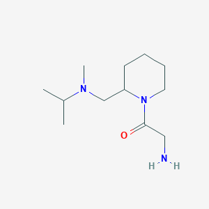 2-Amino-1-(2-((isopropyl(methyl)amino)methyl)piperidin-1-yl)ethanone