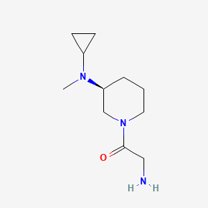 2-Amino-1-[(S)-3-(cyclopropyl-methyl-amino)-piperidin-1-yl]-ethanone