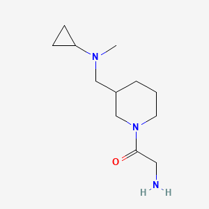 2-Amino-1-{3-[(cyclopropyl-methyl-amino)-methyl]-piperidin-1-yl}-ethanone