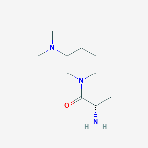 molecular formula C10H21N3O B7917424 (S)-2-Amino-1-(3-dimethylamino-piperidin-1-yl)-propan-1-one 