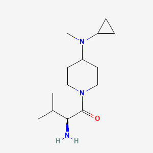 (S)-2-Amino-1-[4-(cyclopropyl-methyl-amino)-piperidin-1-yl]-3-methyl-butan-1-one