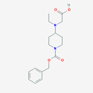 4-(Carboxymethyl-ethyl-amino)-piperidine-1-carboxylic acid benzyl ester