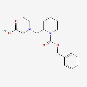 2-[(Carboxymethyl-ethyl-amino)-methyl]-piperidine-1-carboxylic acid benzyl ester