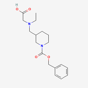 3-[(Carboxymethyl-ethyl-amino)-methyl]-piperidine-1-carboxylic acid benzyl ester