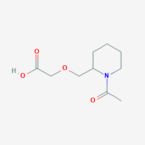 molecular formula C10H17NO4 B7917610 (1-Acetyl-piperidin-2-ylmethoxy)-acetic acid 